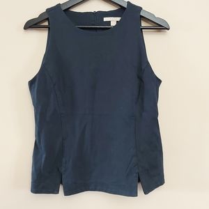 Banna Republic Navy tank top with back zipper